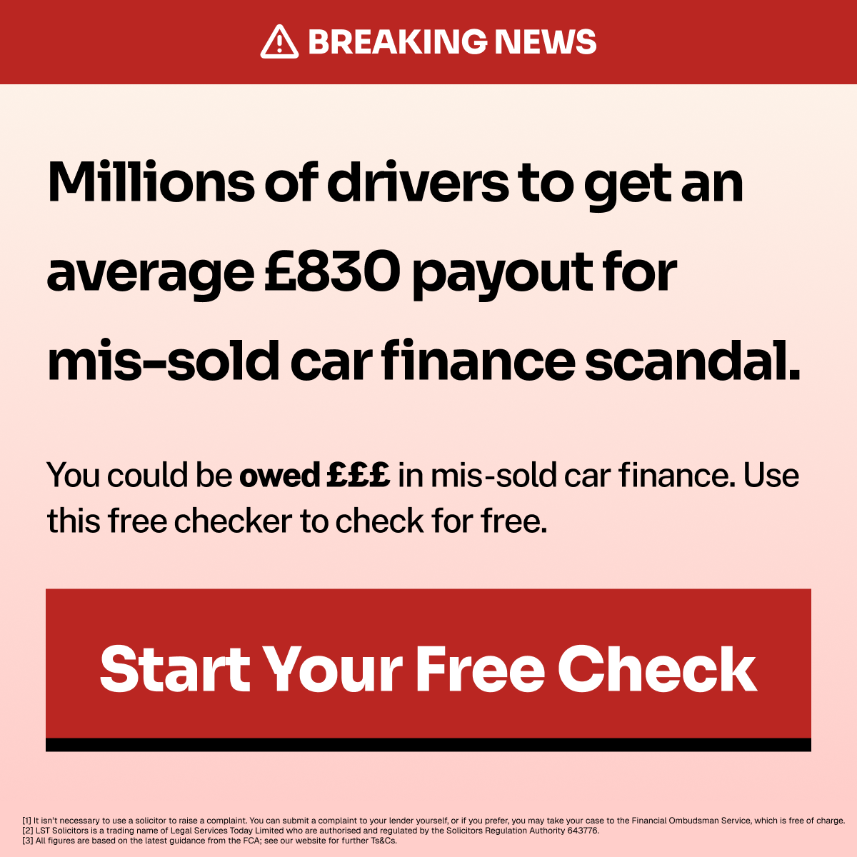 Legal Services Today Facebook ad