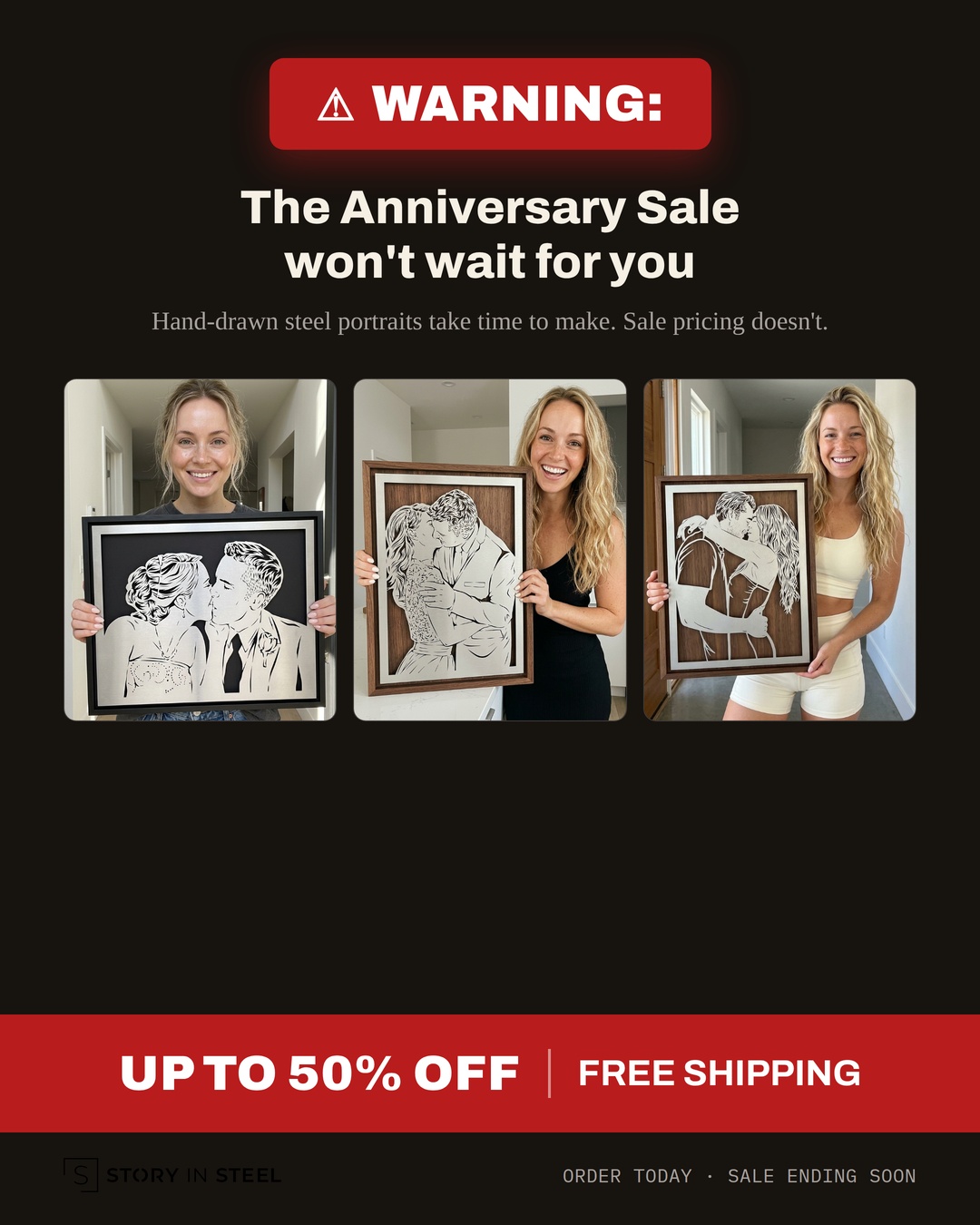 Story in Steel Facebook ad