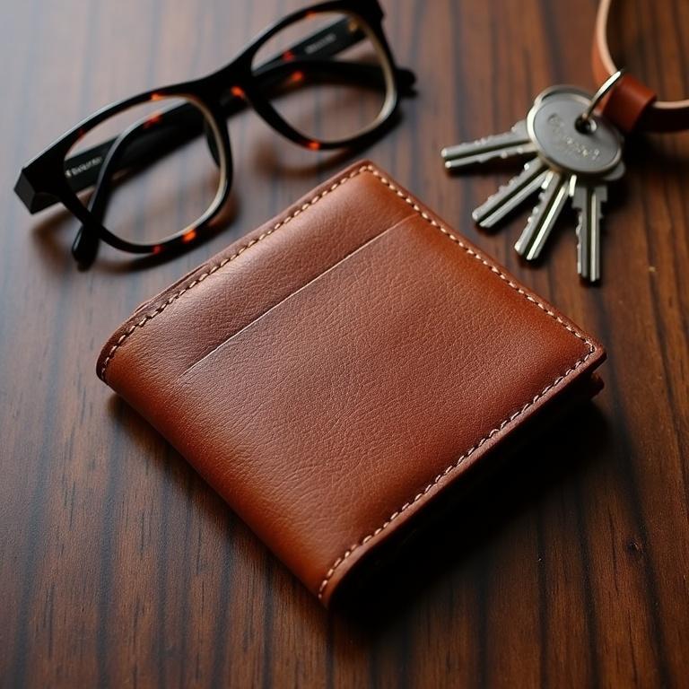 Trending Picks Central Facebook ad: Personalized Wallet Fathers Day.