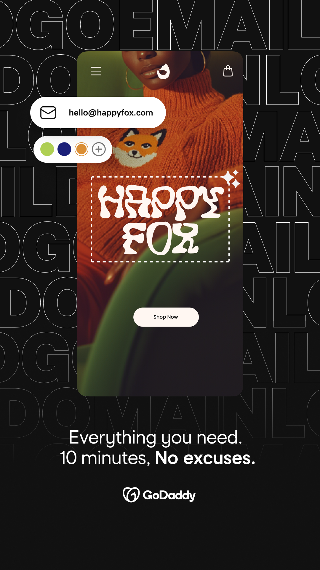 GoDaddy Facebook ad