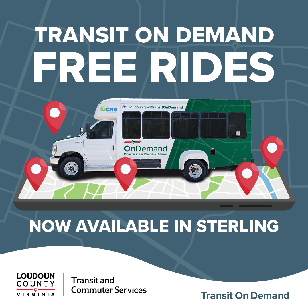 Loudoun County Transit and Commuter Services Facebook ad: Fare Free Rides On Demand