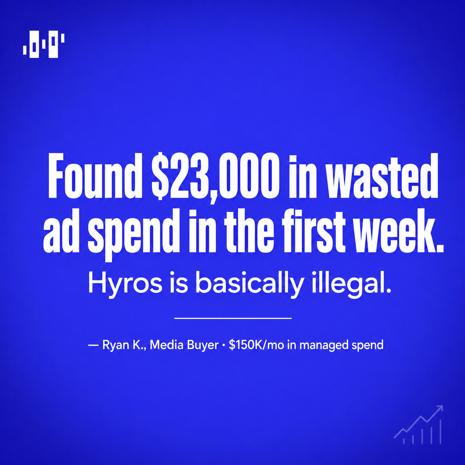 Hyros Facebook ad