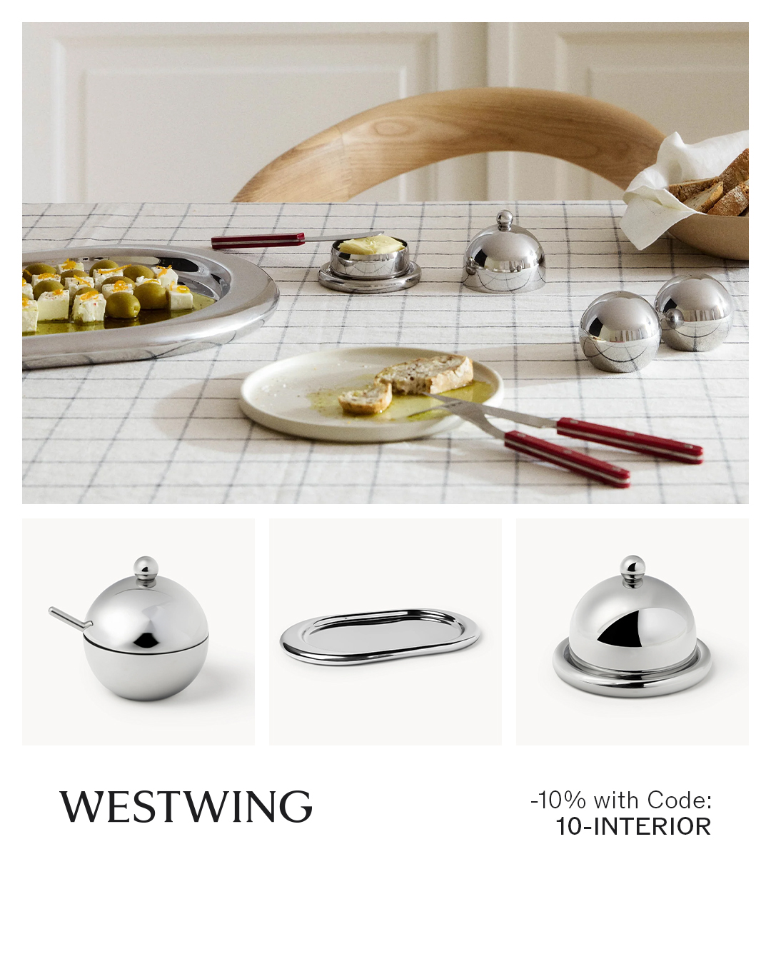 Westwing.at Facebook ad: Trending now: Chrome.