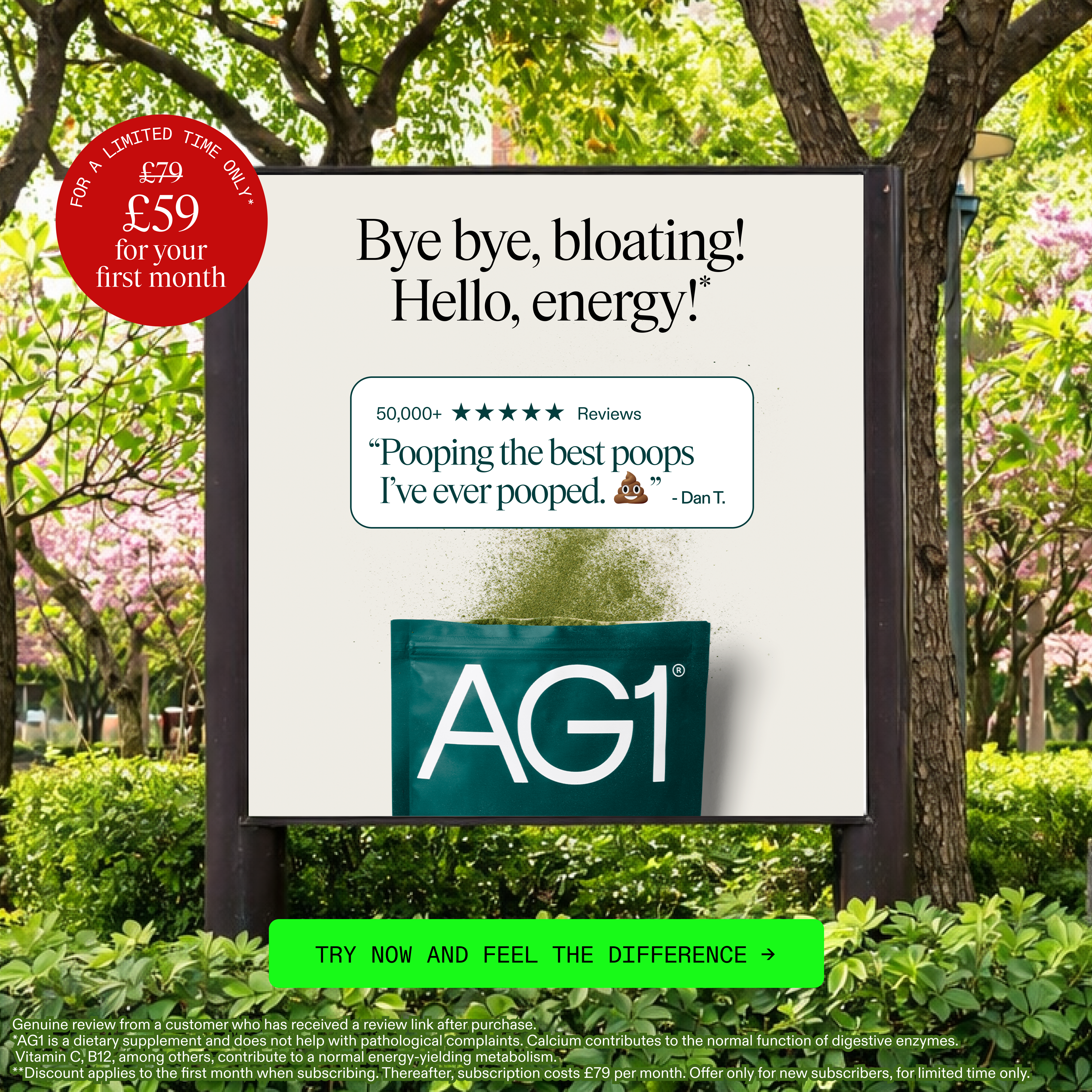 AG1 by Athletic Greens Facebook ad