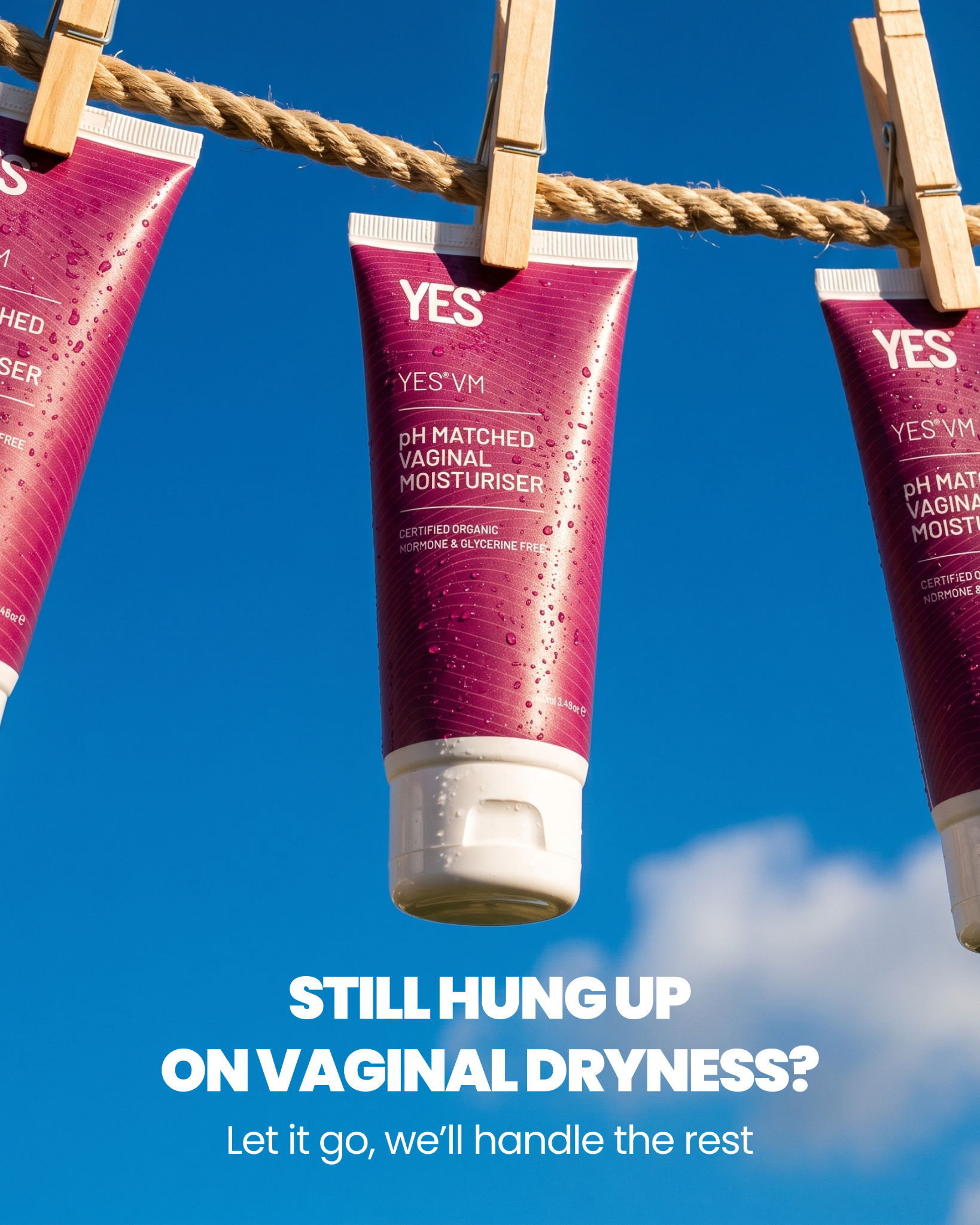 YES - The Organic Intimacy Company Facebook ad