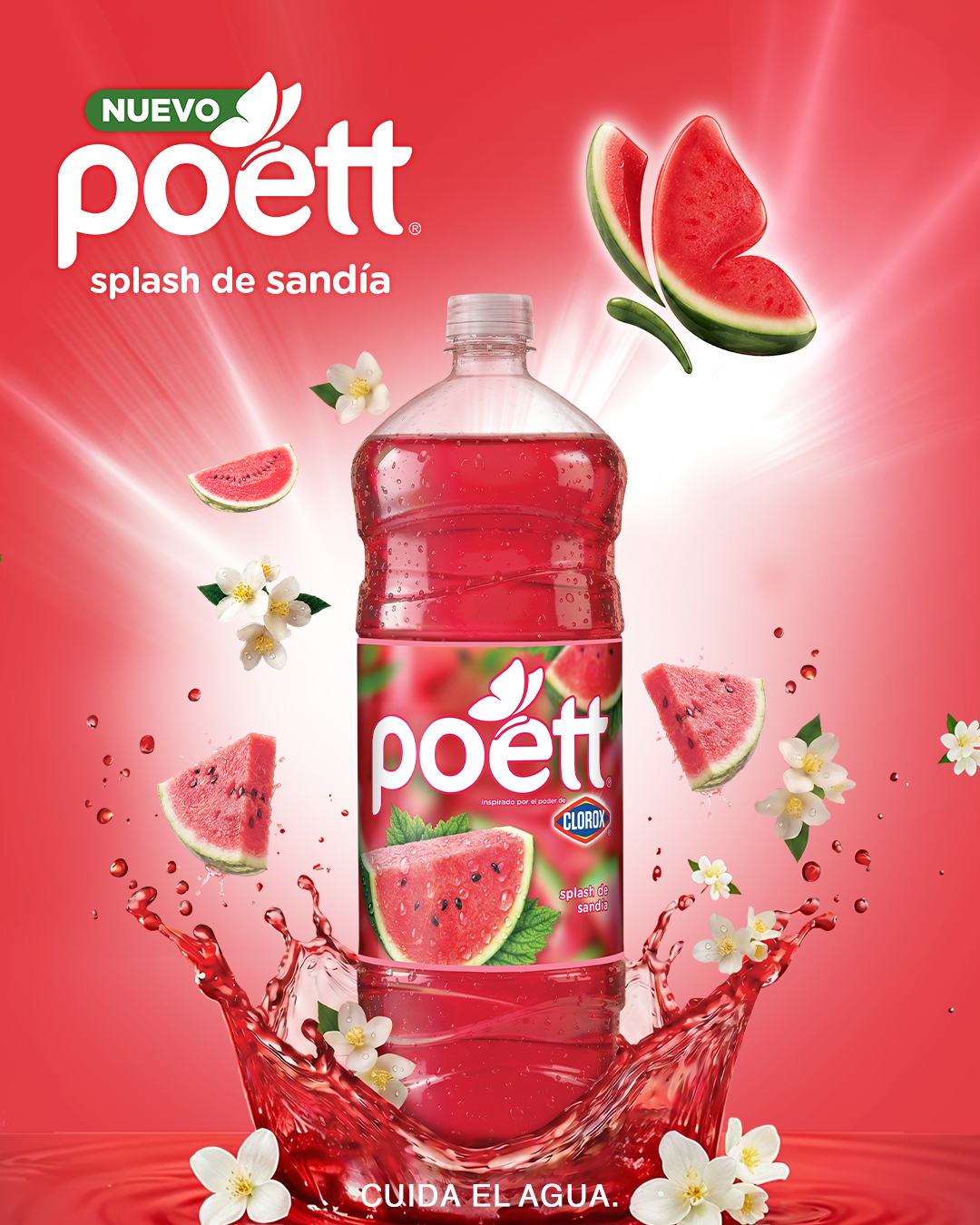 Poett México Facebook ad: Poett Splash de Sandía