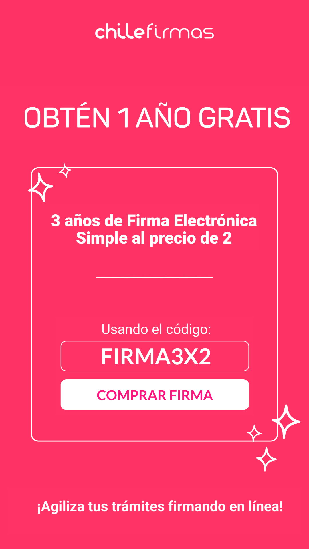 ChileFirmas Facebook ad