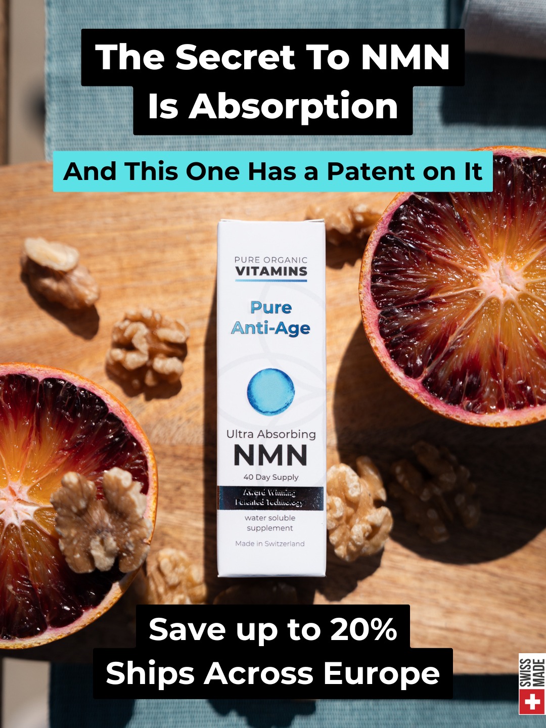 Pure Organic Vitamins Facebook ad