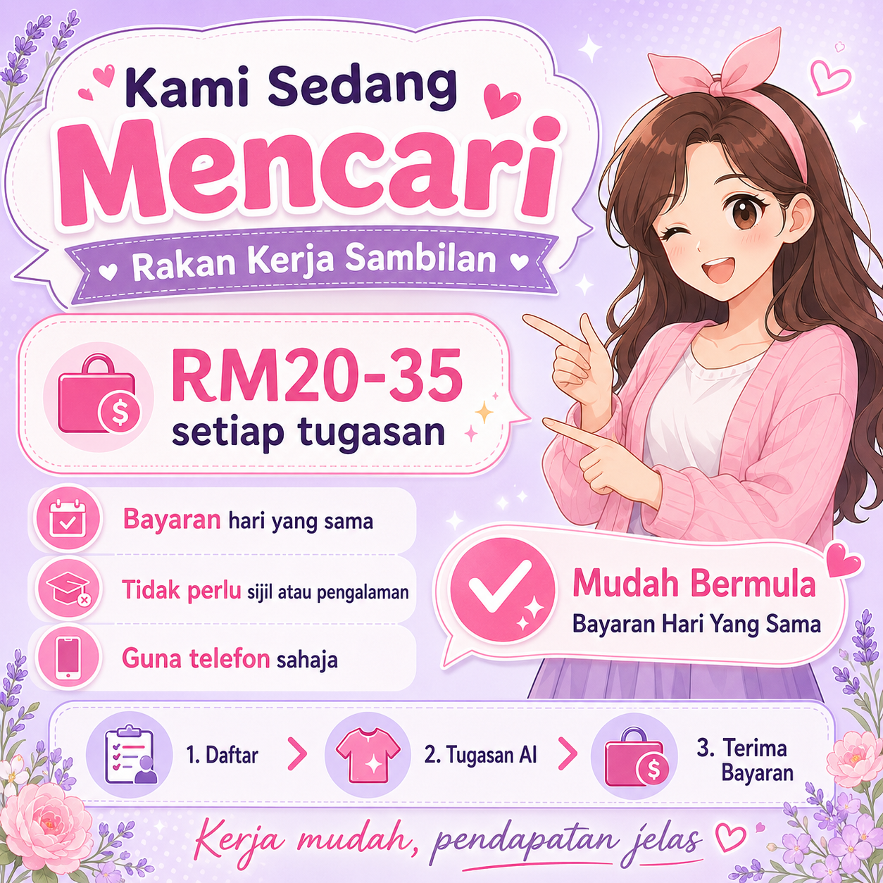 DQFLKehucg2 Facebook ad: FortunePapa Malaysia - Earn Cash by Visiting Brand Websites