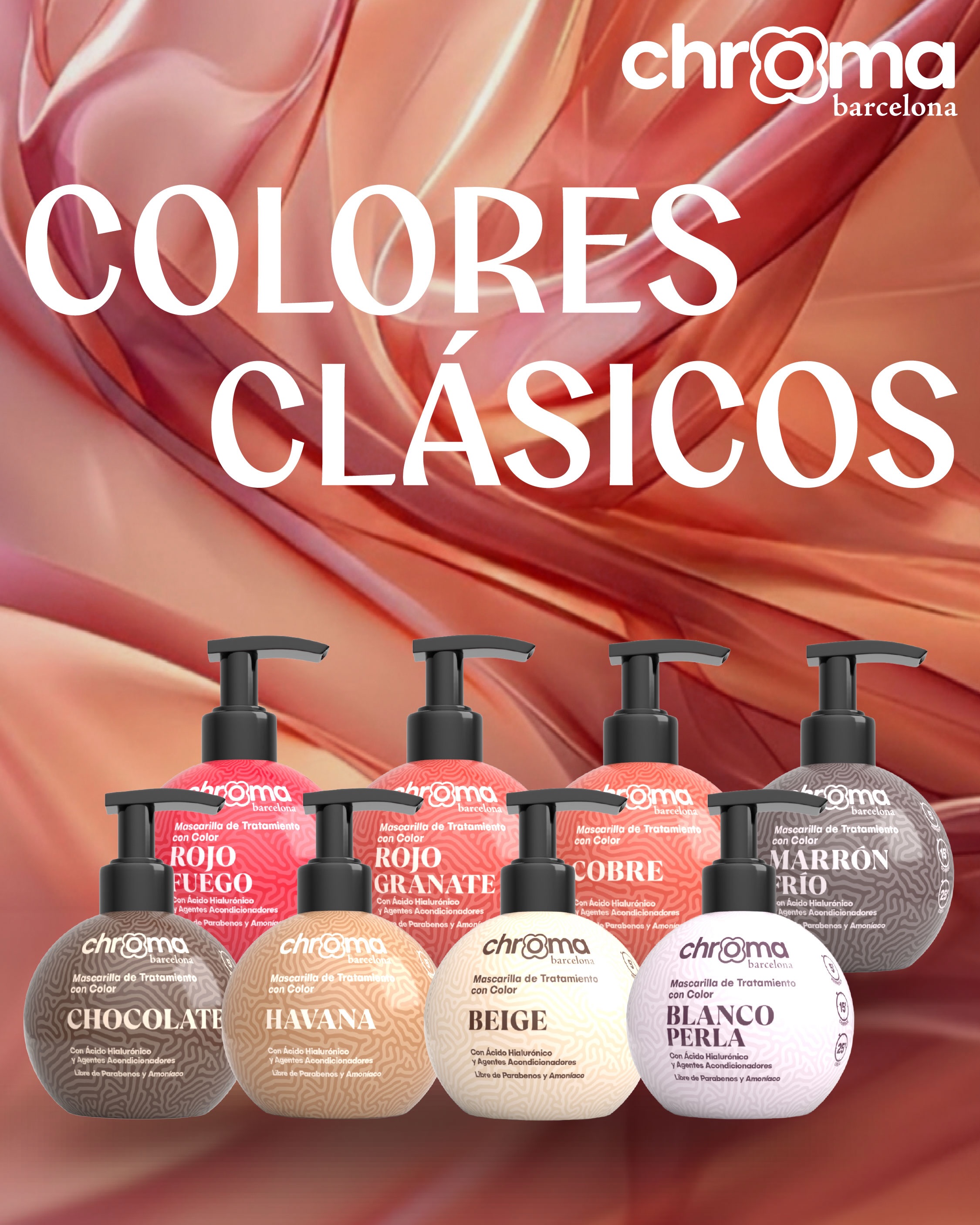 Hair Express Facebook ad: Chroma Barcelona, la mascarilla de tratamiento con color…