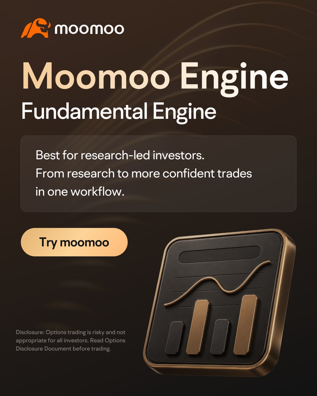 Moomoo Facebook ad: Your cash can work while you research your…