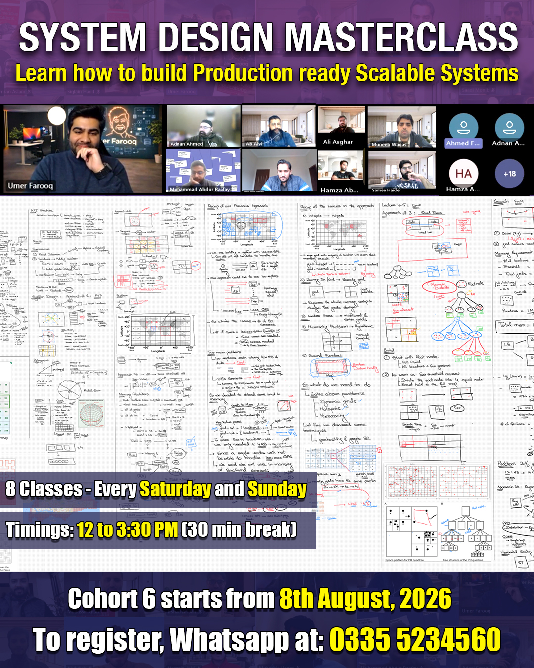 Umer Farooq Facebook ad: System Design Masterclass | Cohort 6 - Registrations…