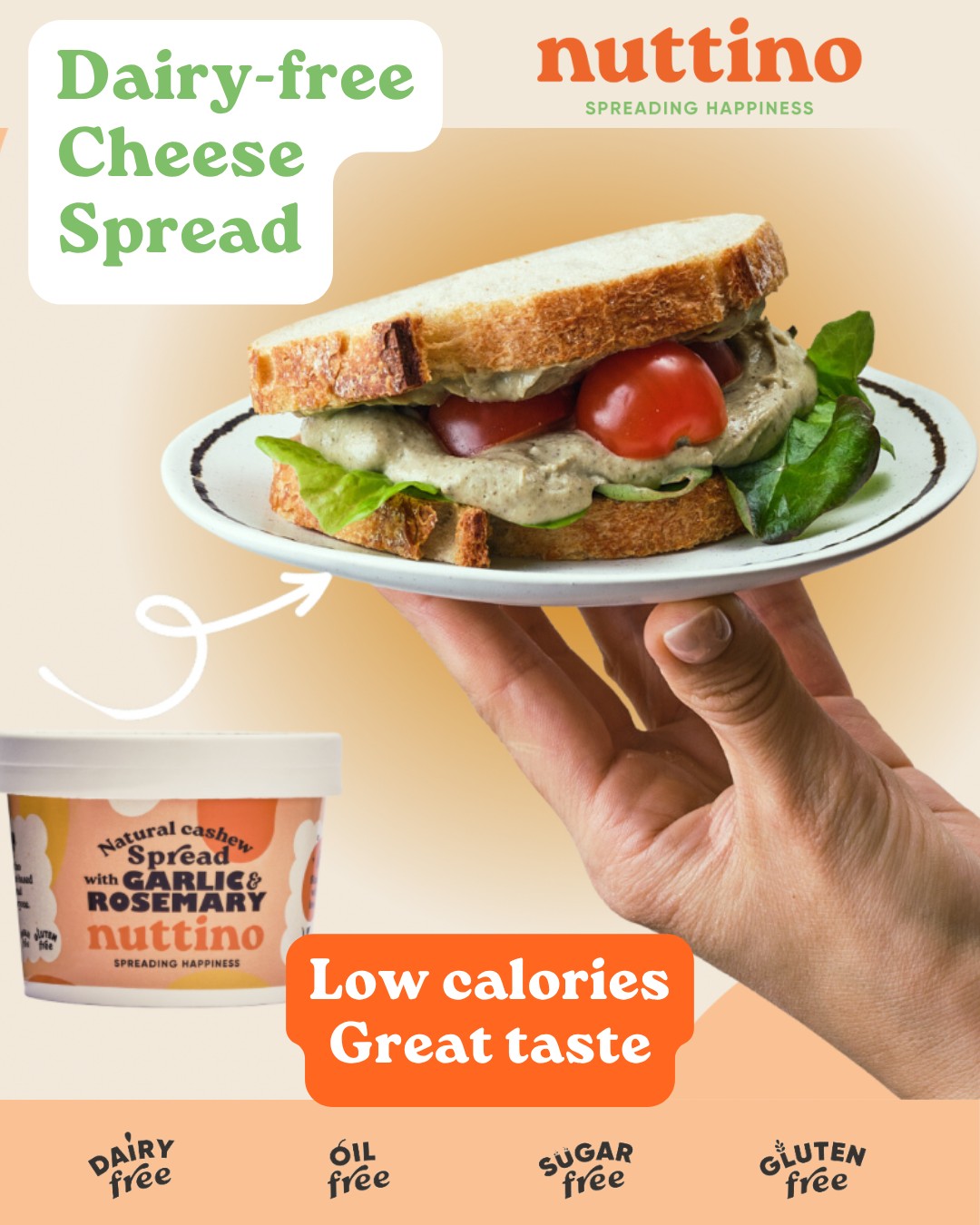 Nuttino Cheez Facebook ad