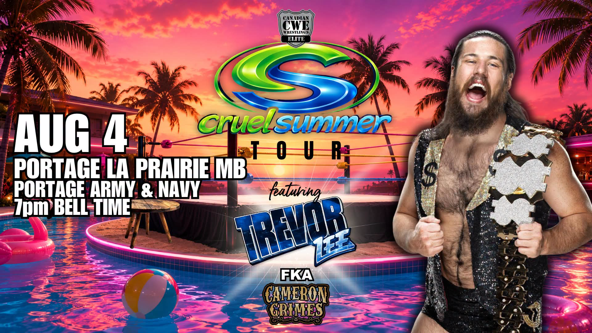 Canadian Wrestling's Elite Facebook ad