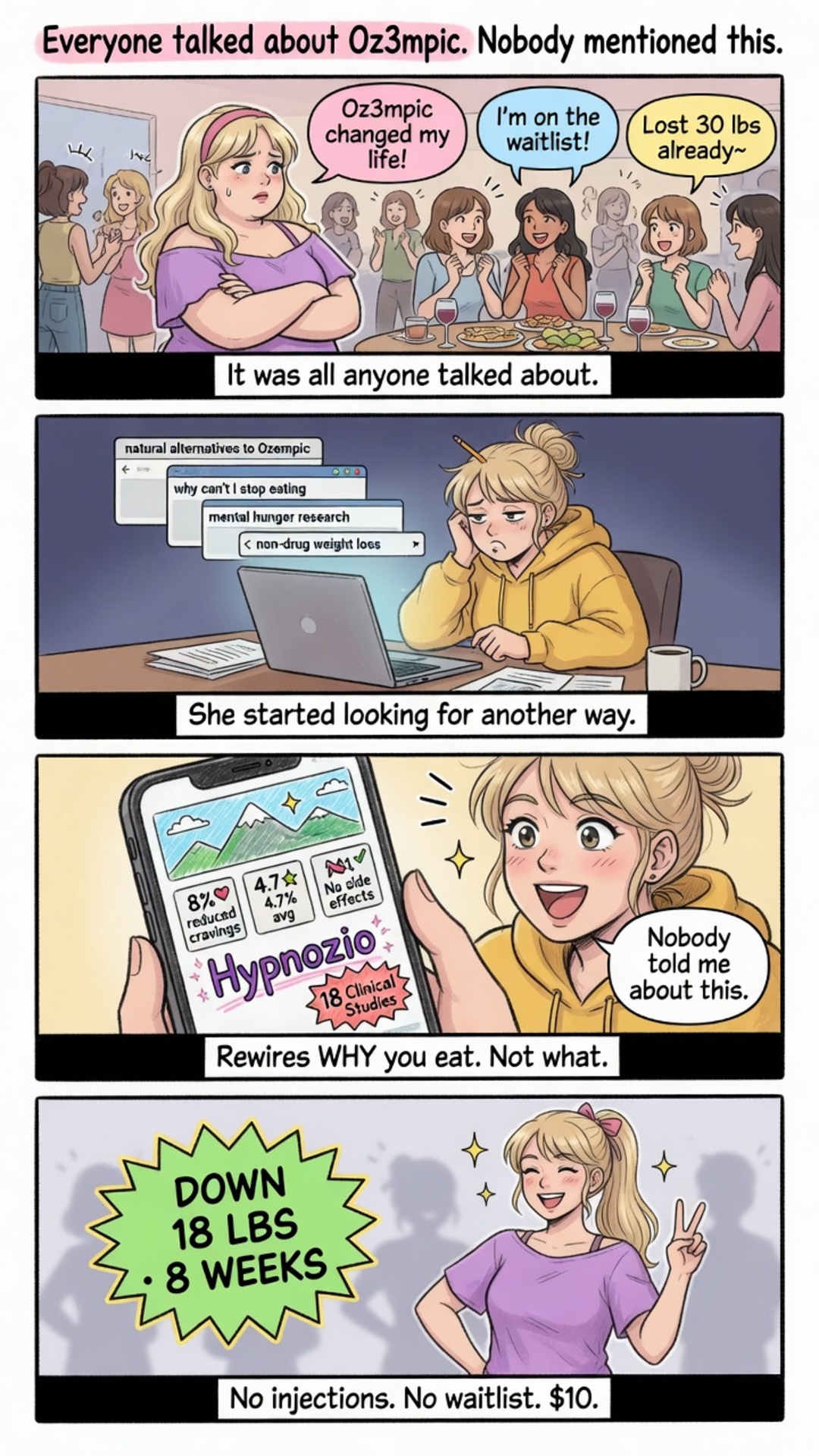 Hypnozio: power of hypnotherapy Facebook ad