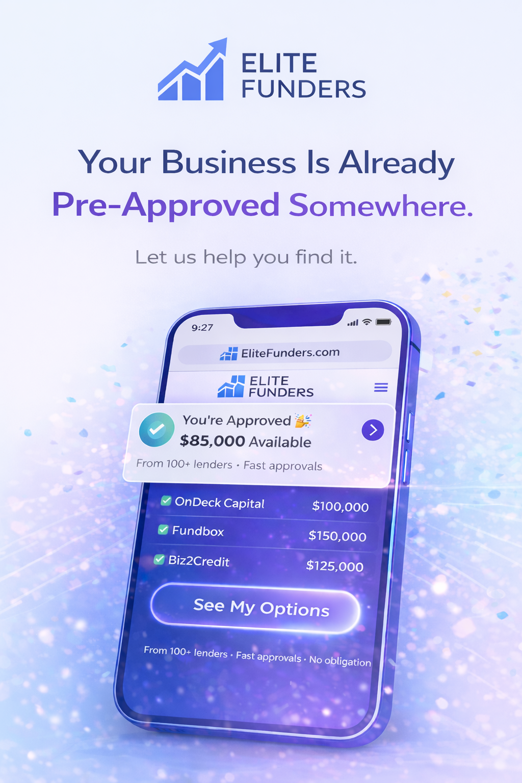 Elite Funders Facebook ad