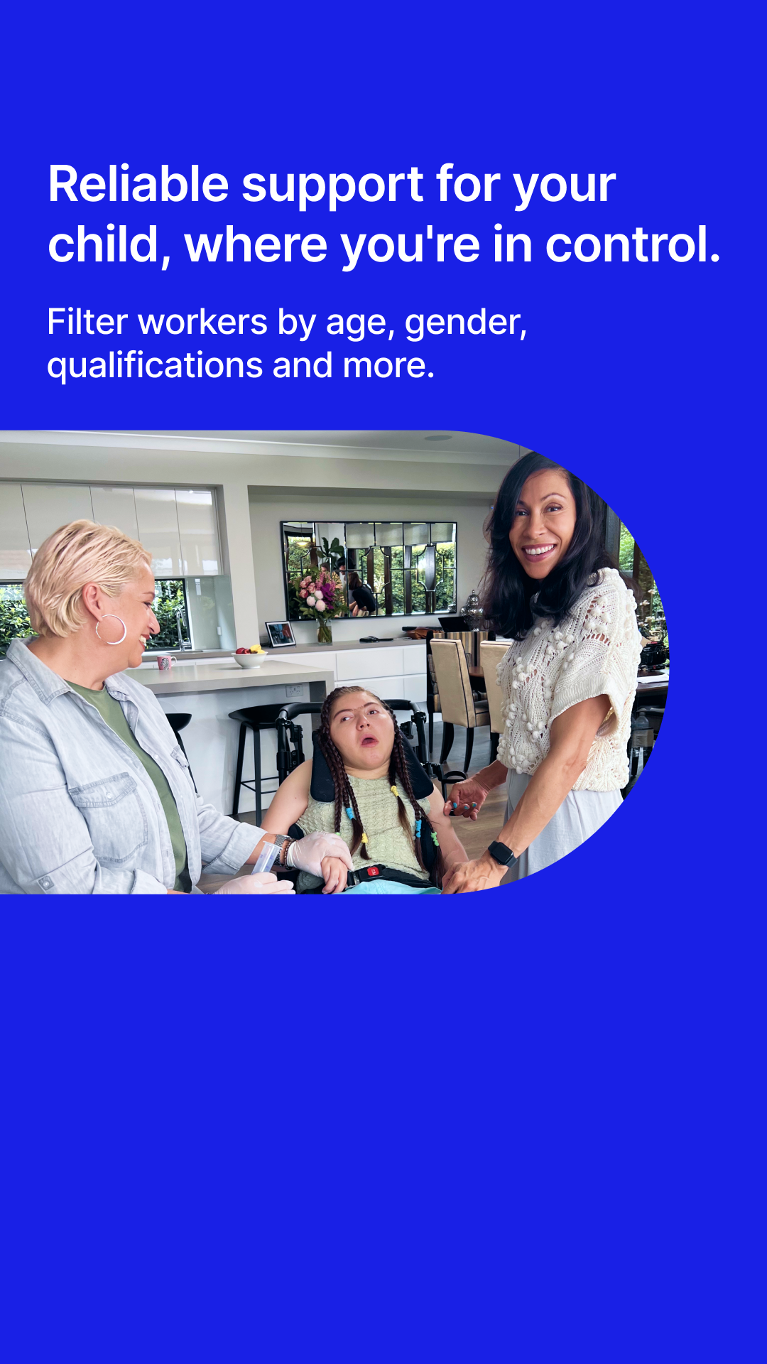Hireup Facebook ad