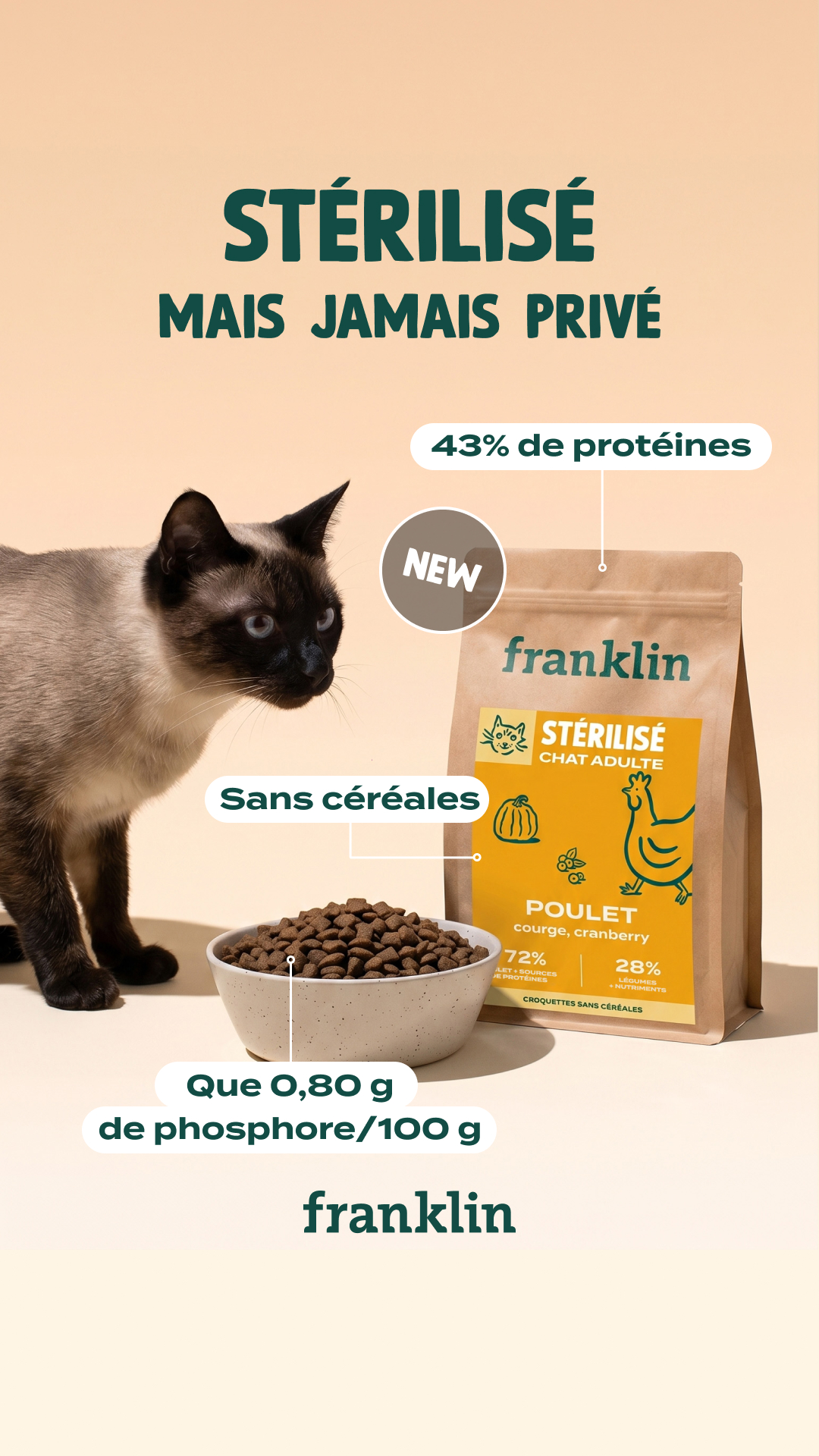 Franklin Pet Food Facebook ad