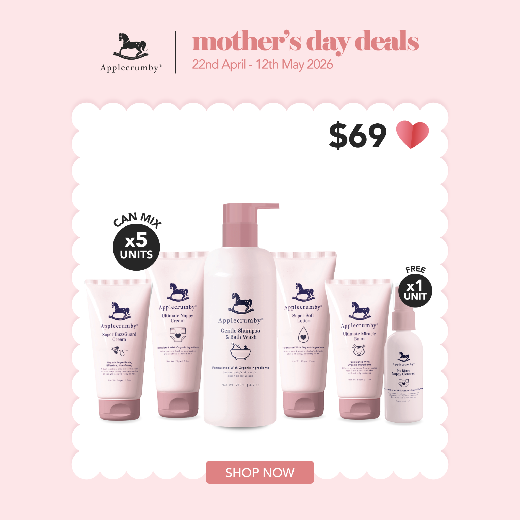 Applecrumby Singapore Facebook ad