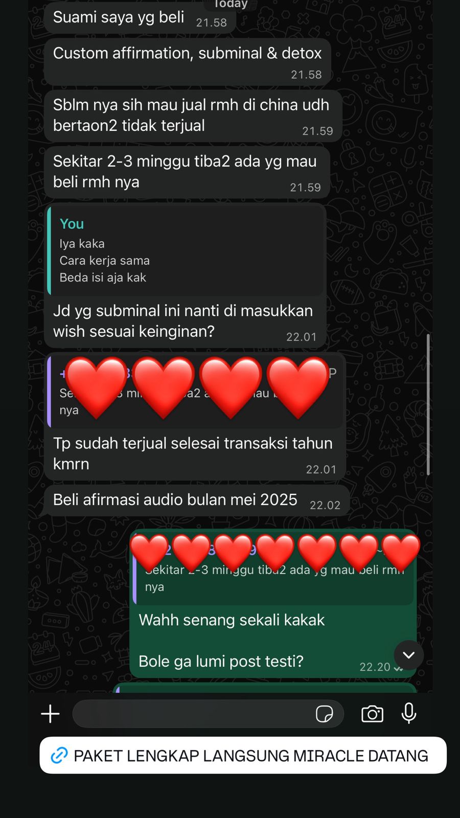 MindQuote Facebook ad: Hanya dengar sambil duduk, gak sampai 10 menit…