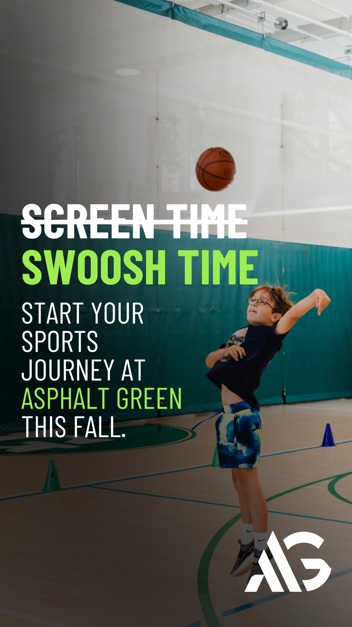 Asphalt Green Facebook ad from Jul 21, 2026