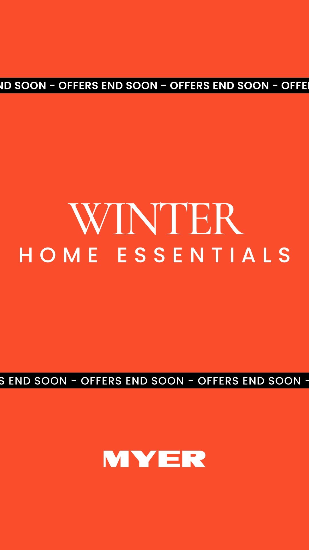 MYER Facebook ad
