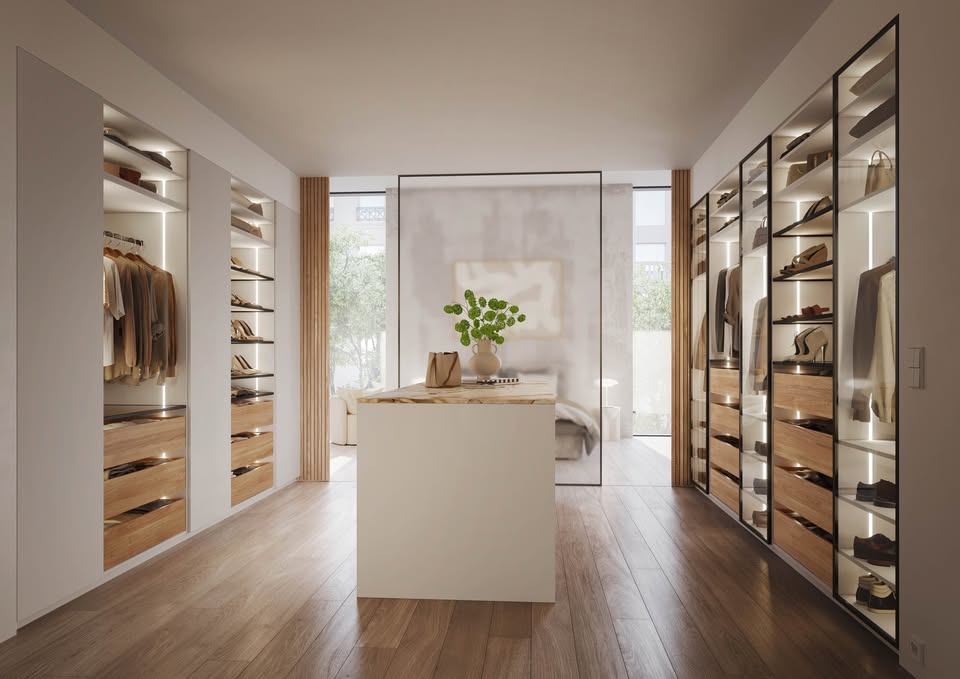 qudaus living Facebook ad: Step Into Luxury, Your Dream Walk-In Wardrobe Awaits