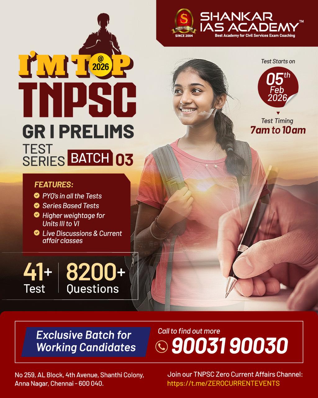 Shankar IAS Academy Facebook ad