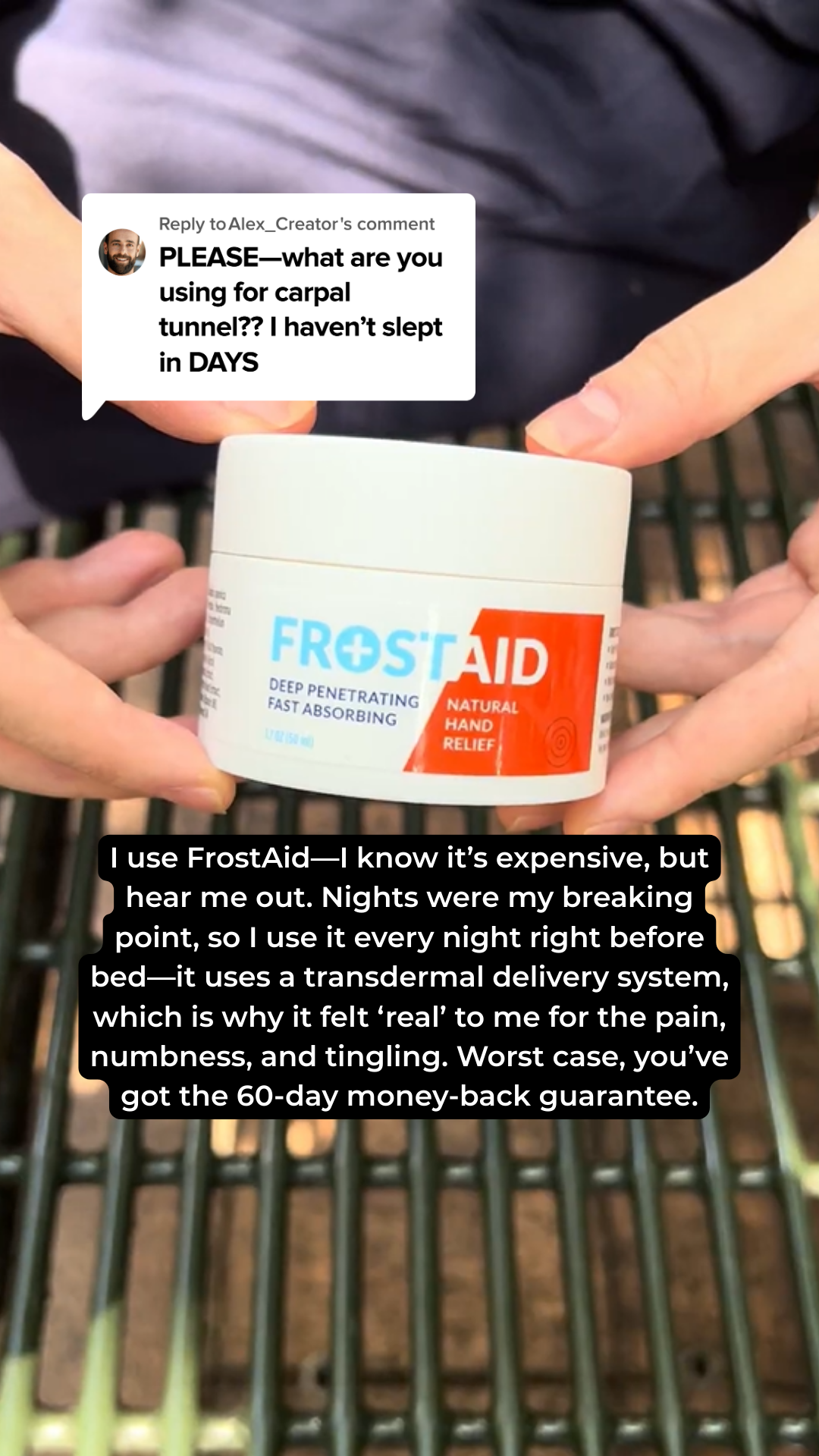 Frost Aid Facebook ad