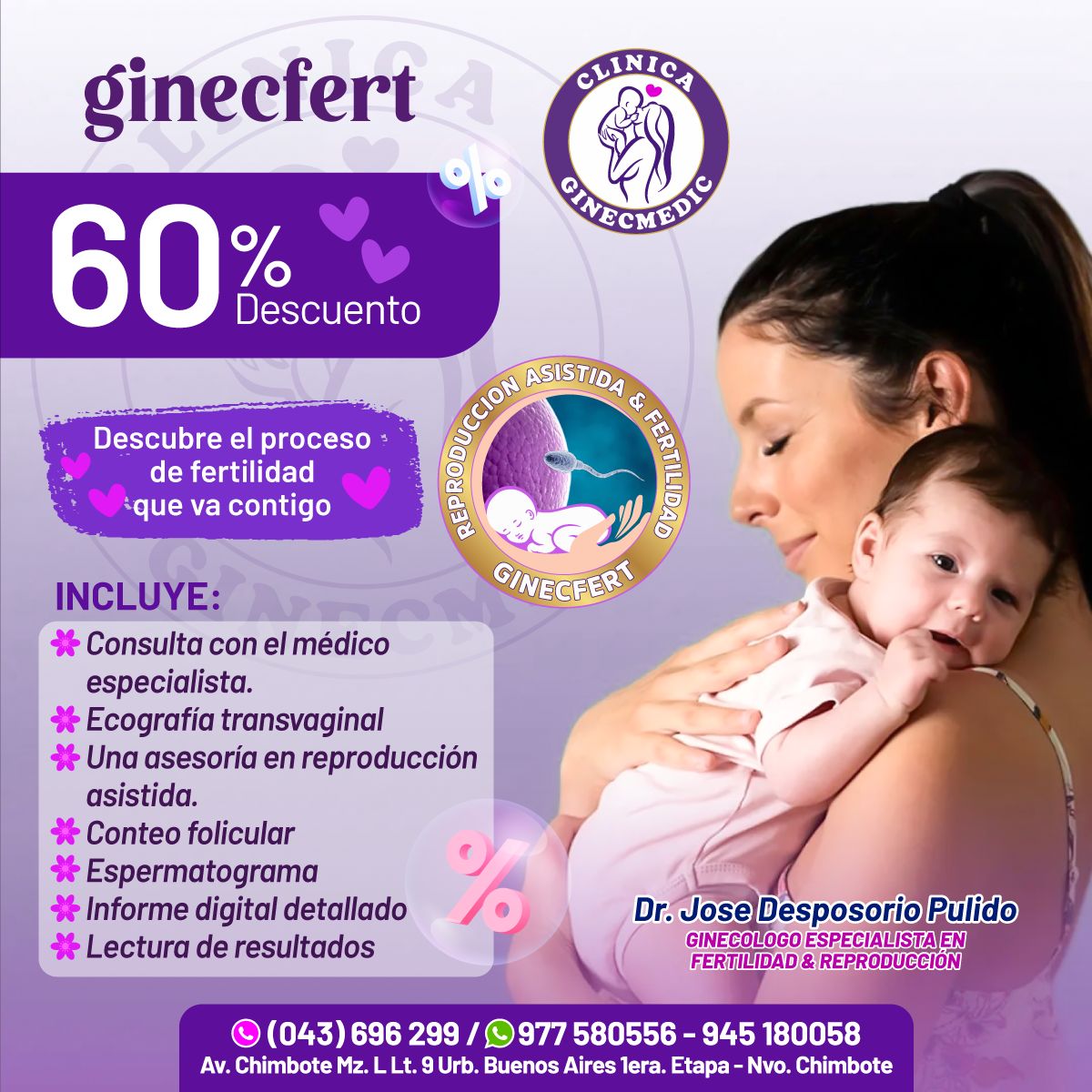 GINEC MEDIC Facebook ad