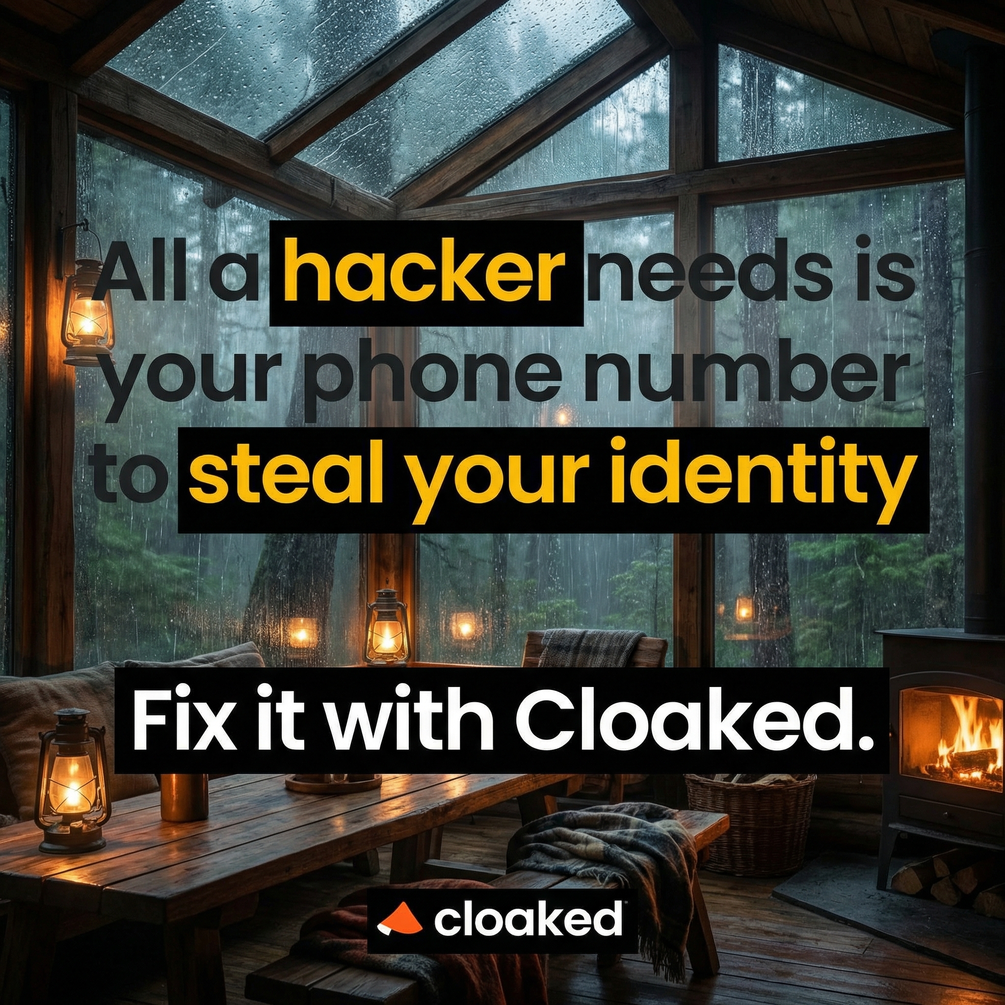 Cloaked Inc. Facebook ad
