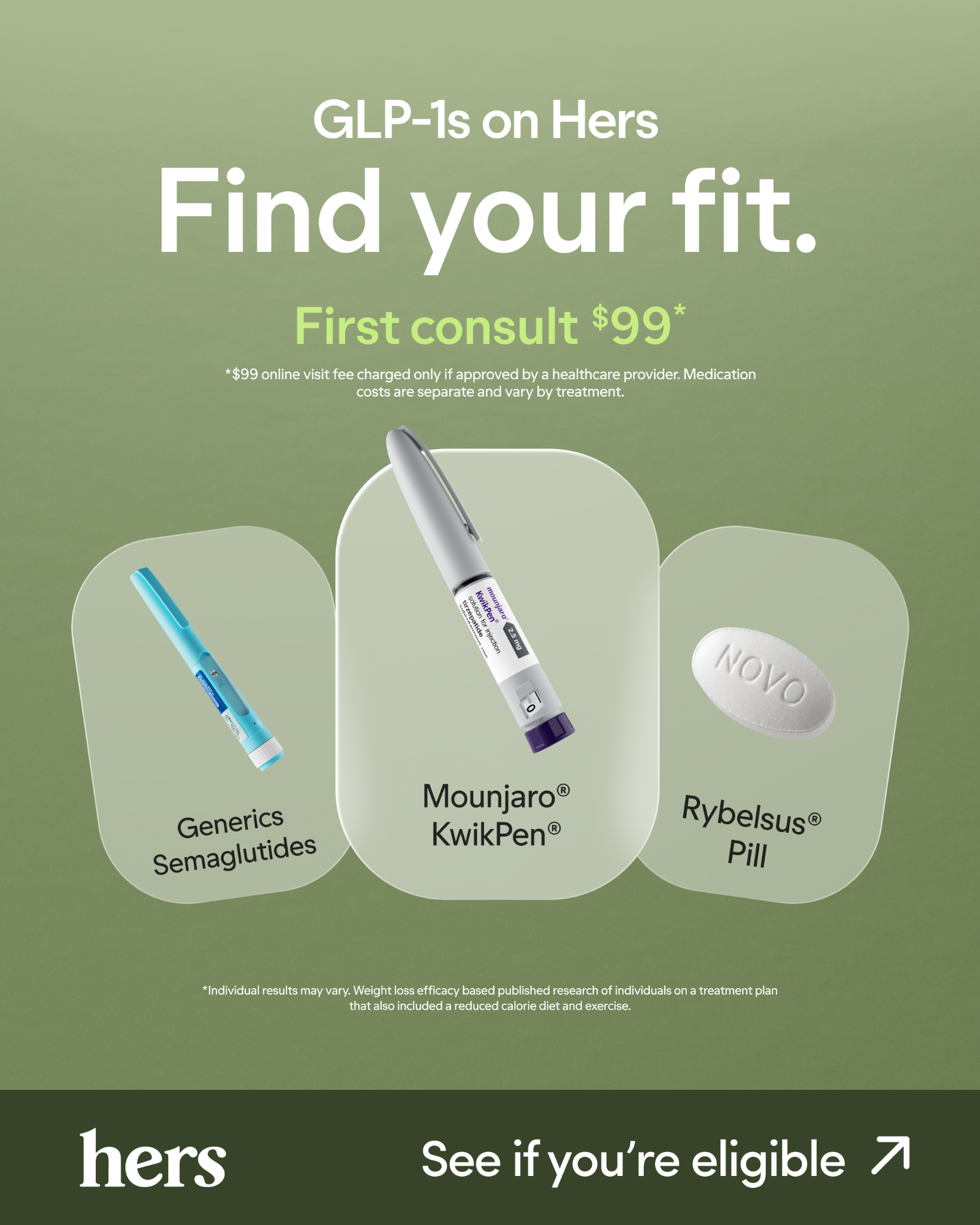 Hers Facebook ad