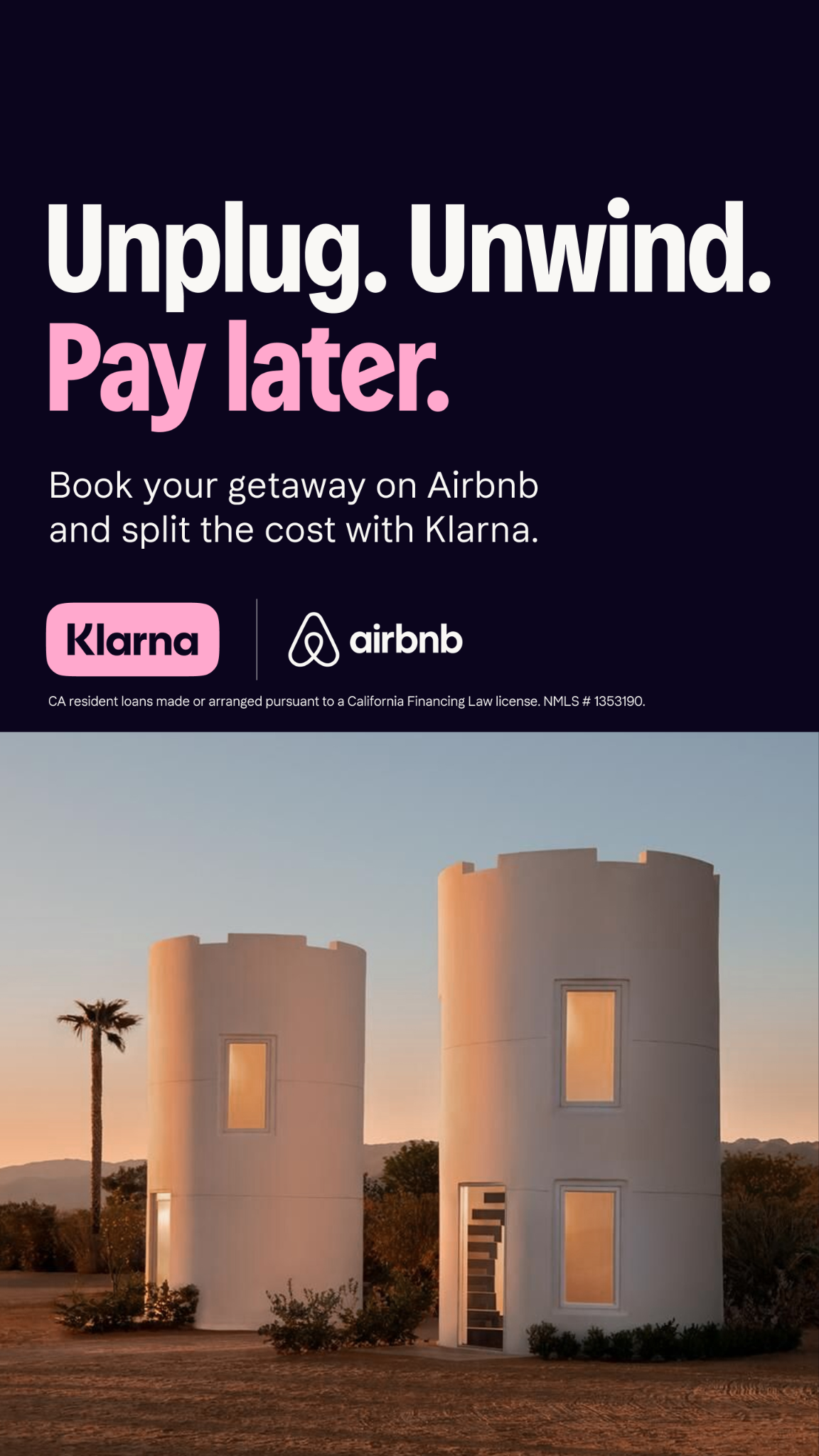 Airbnb Facebook ad