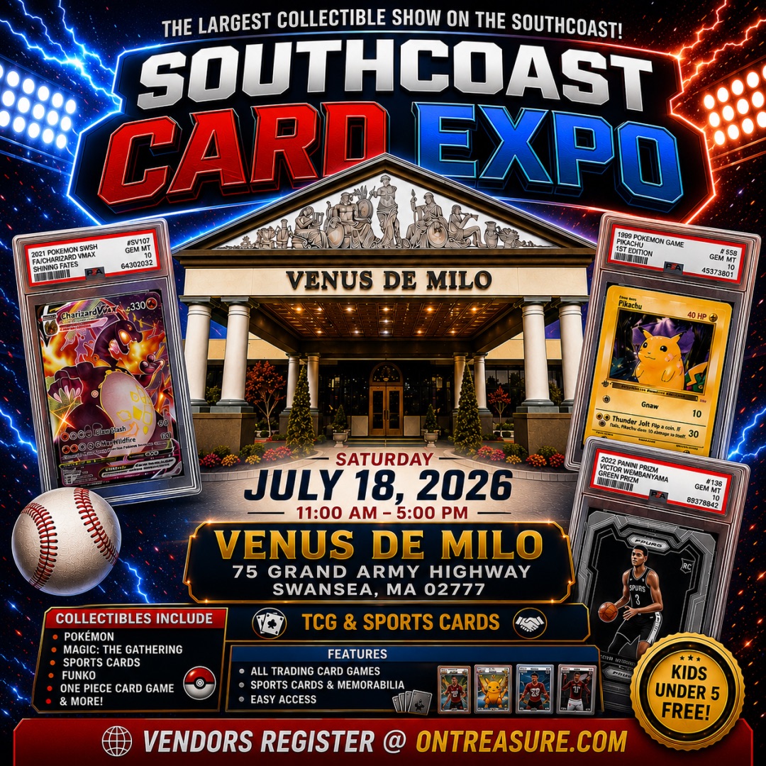 Southcoast Card Expo Facebook ad: GET PUMPED! Only 4 Days to Go!