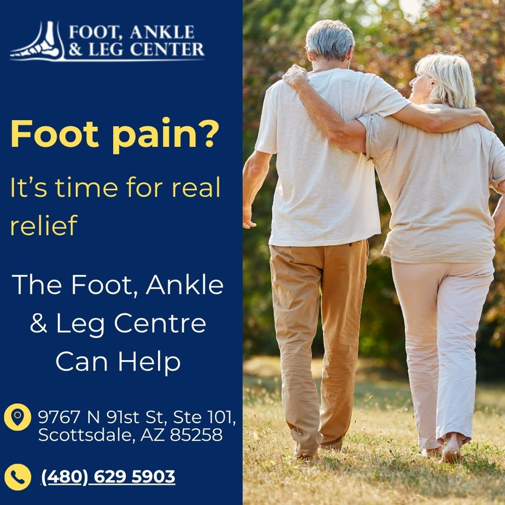 Dr. L. David Richer- Foot, Ankle & Leg Center Facebook ad from May 25, 2026