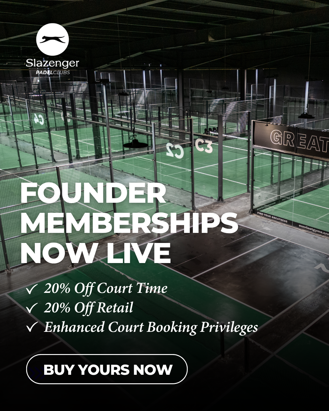 Slazenger Padel Clubs Facebook ad