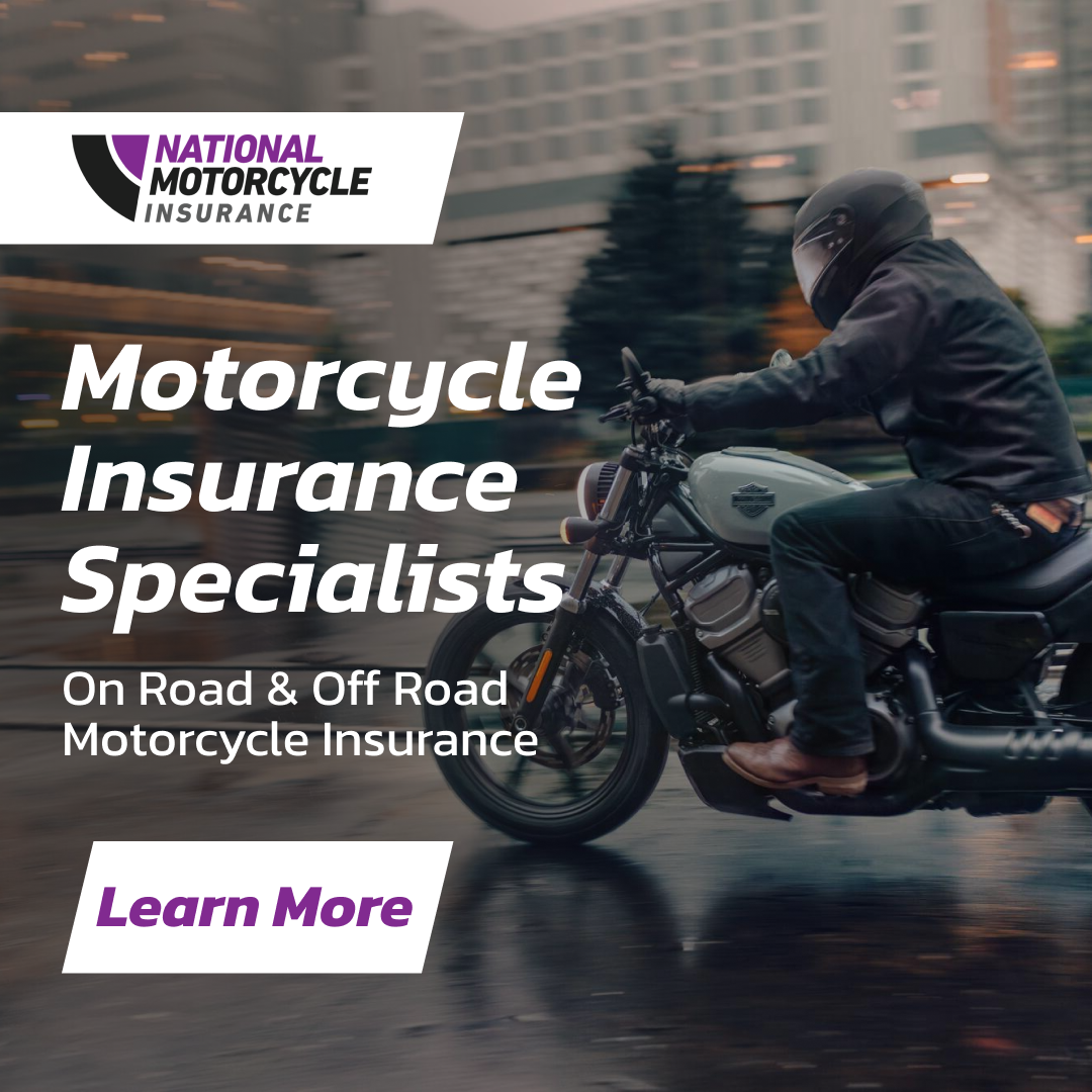 National Motorcycle Insurance Facebook ad