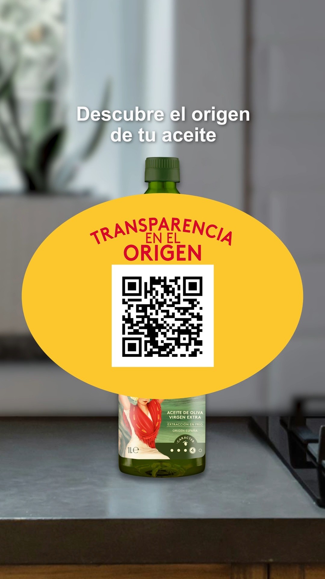 Carbonell Olive Oil Facebook ad: Saber de dónde viene tu aceite, nunca fue…