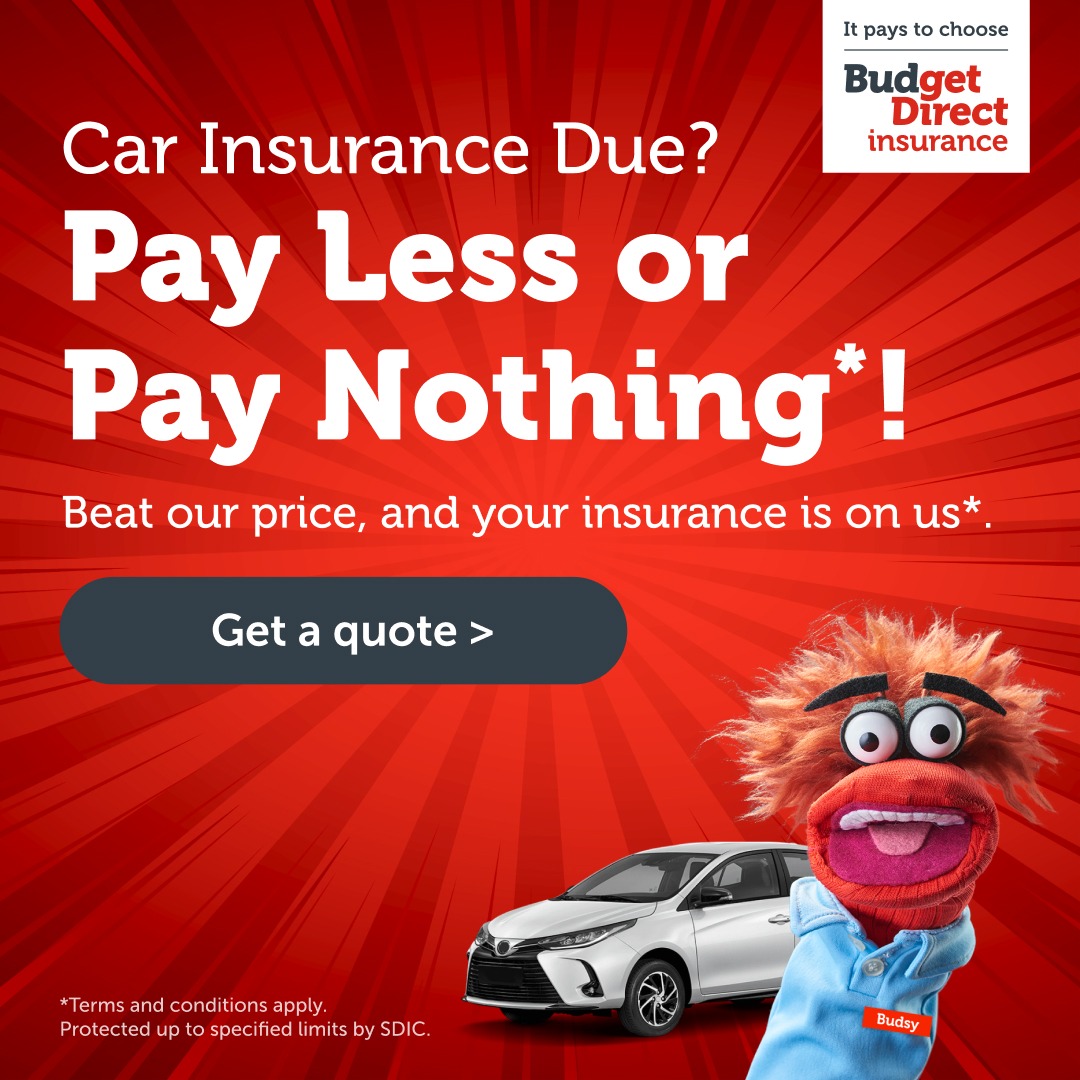 Budget Direct Insurance - Singapore Facebook ad