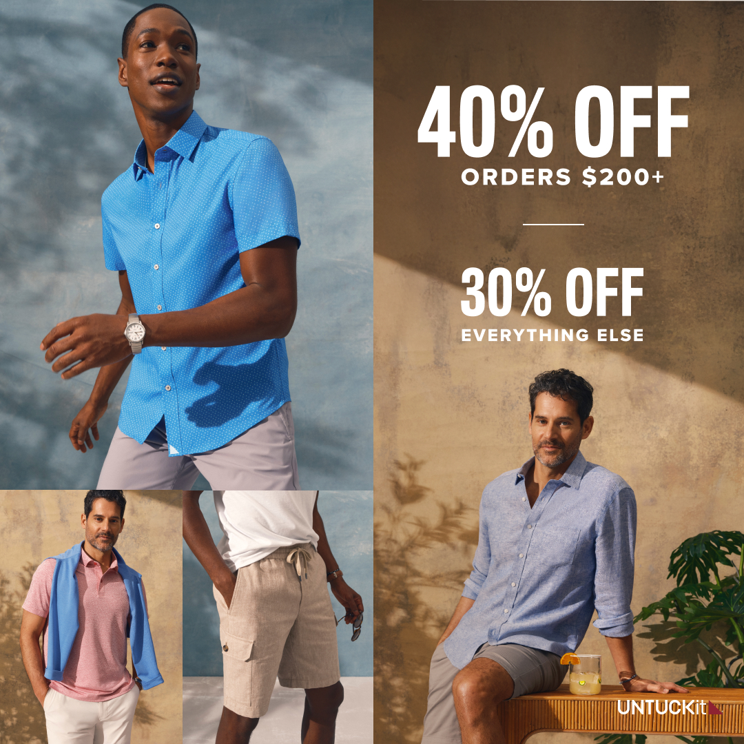 UNTUCKit Facebook ad