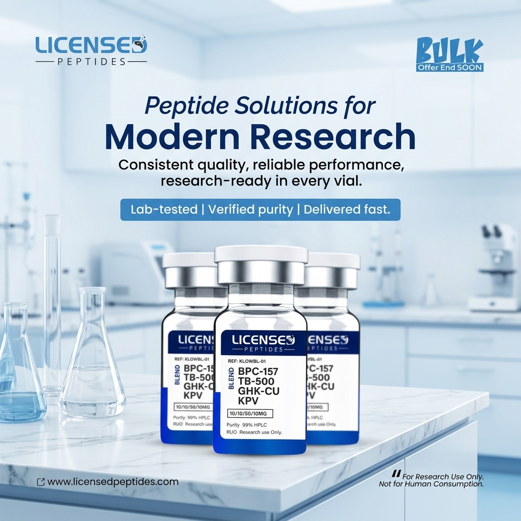 LicensedPeptides Facebook ad