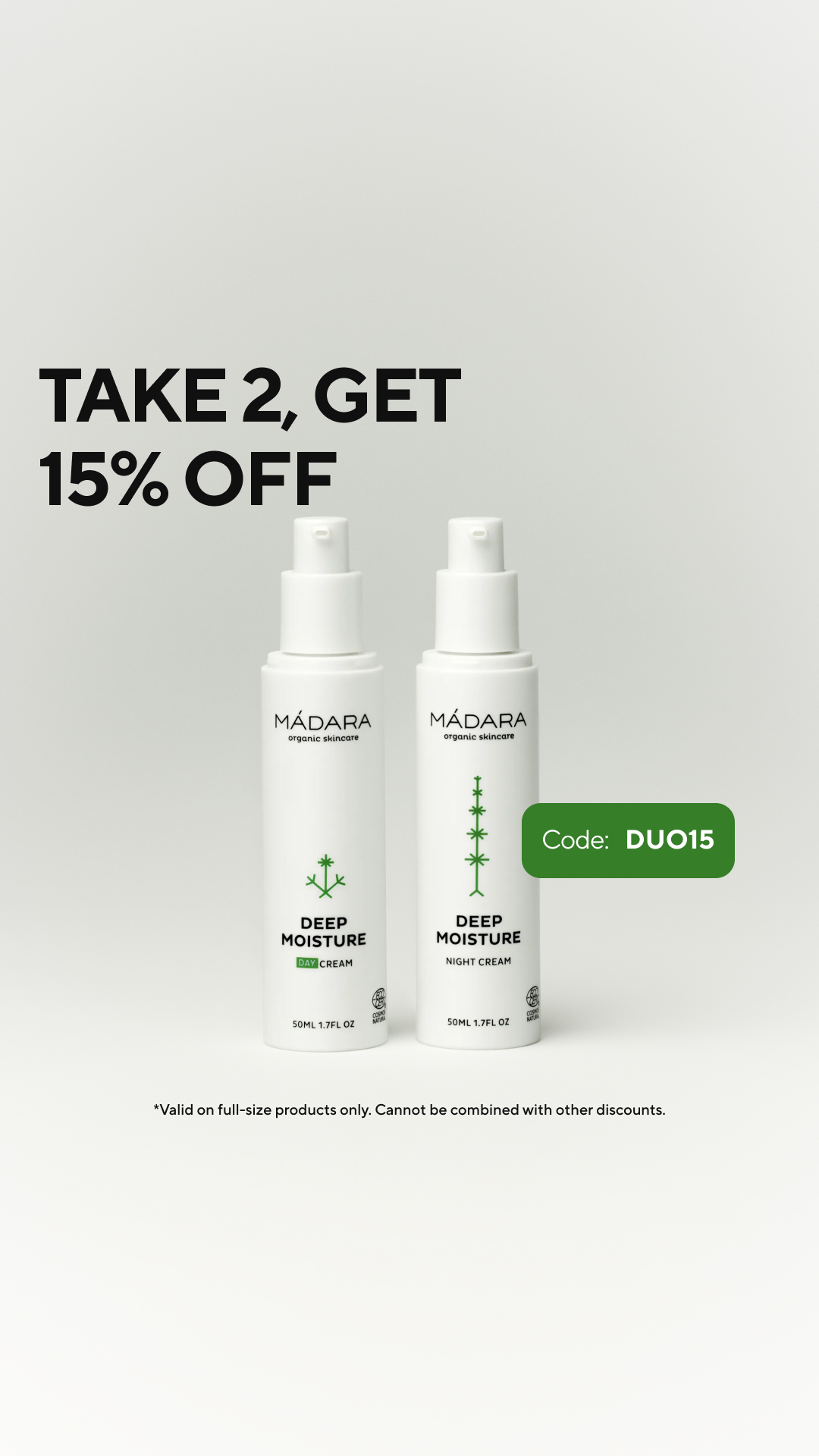 Mádara Organic Skincare Facebook ad