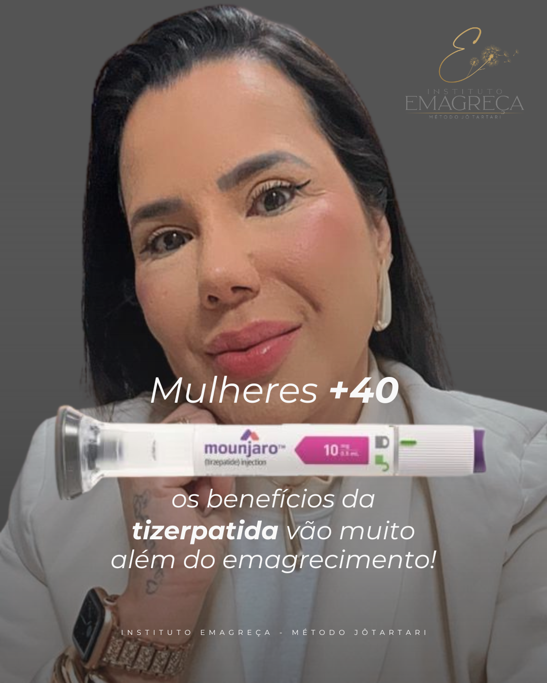 Instituto Emagreça BSB Facebook ad: Muitas mulheres +40 iniciam o uso de medicamentos…