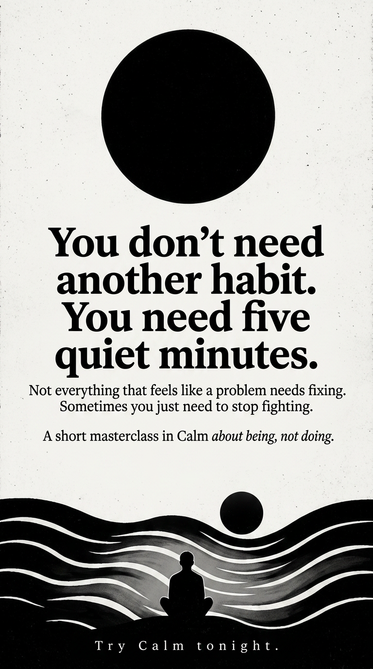 Calm Facebook ad