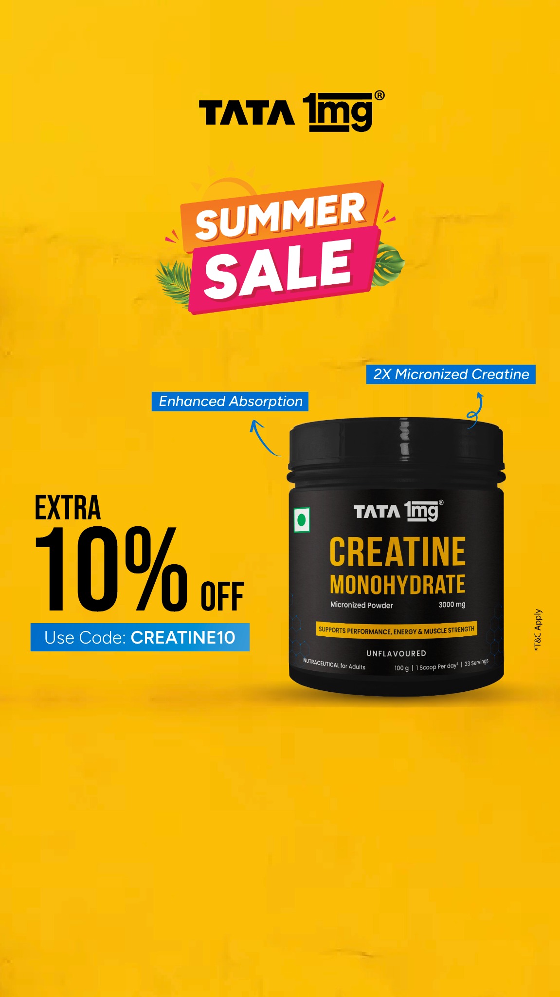 TATA 1mg Wellness Facebook ad