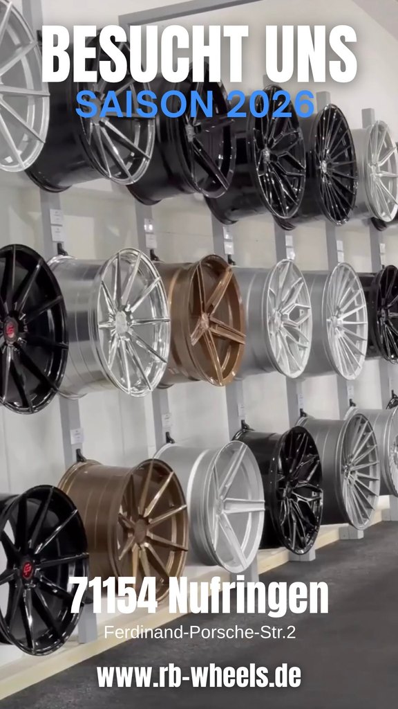 RB-Wheels Facebook ad: Über 200 Felgen.