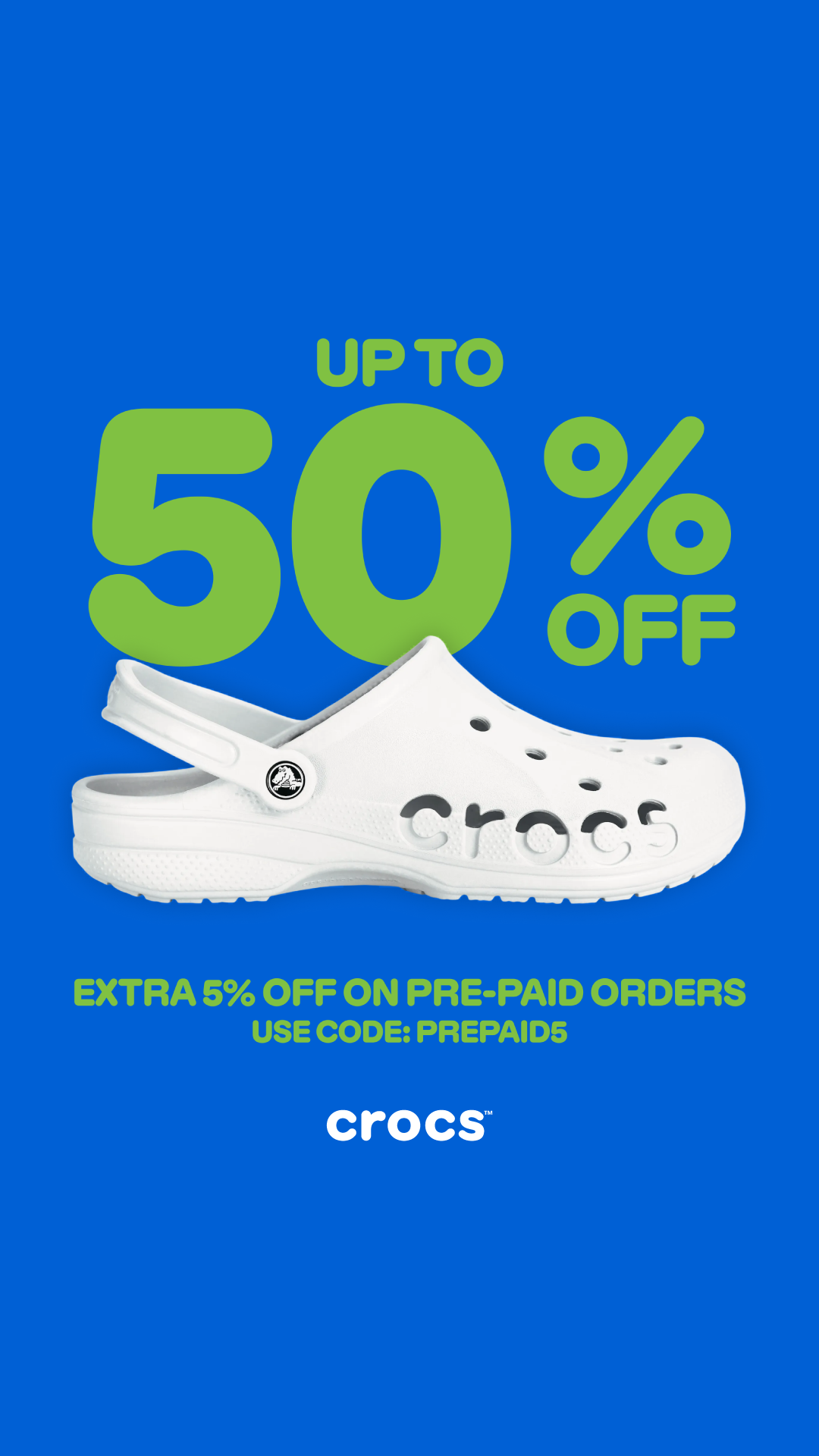 Crocs Facebook ad