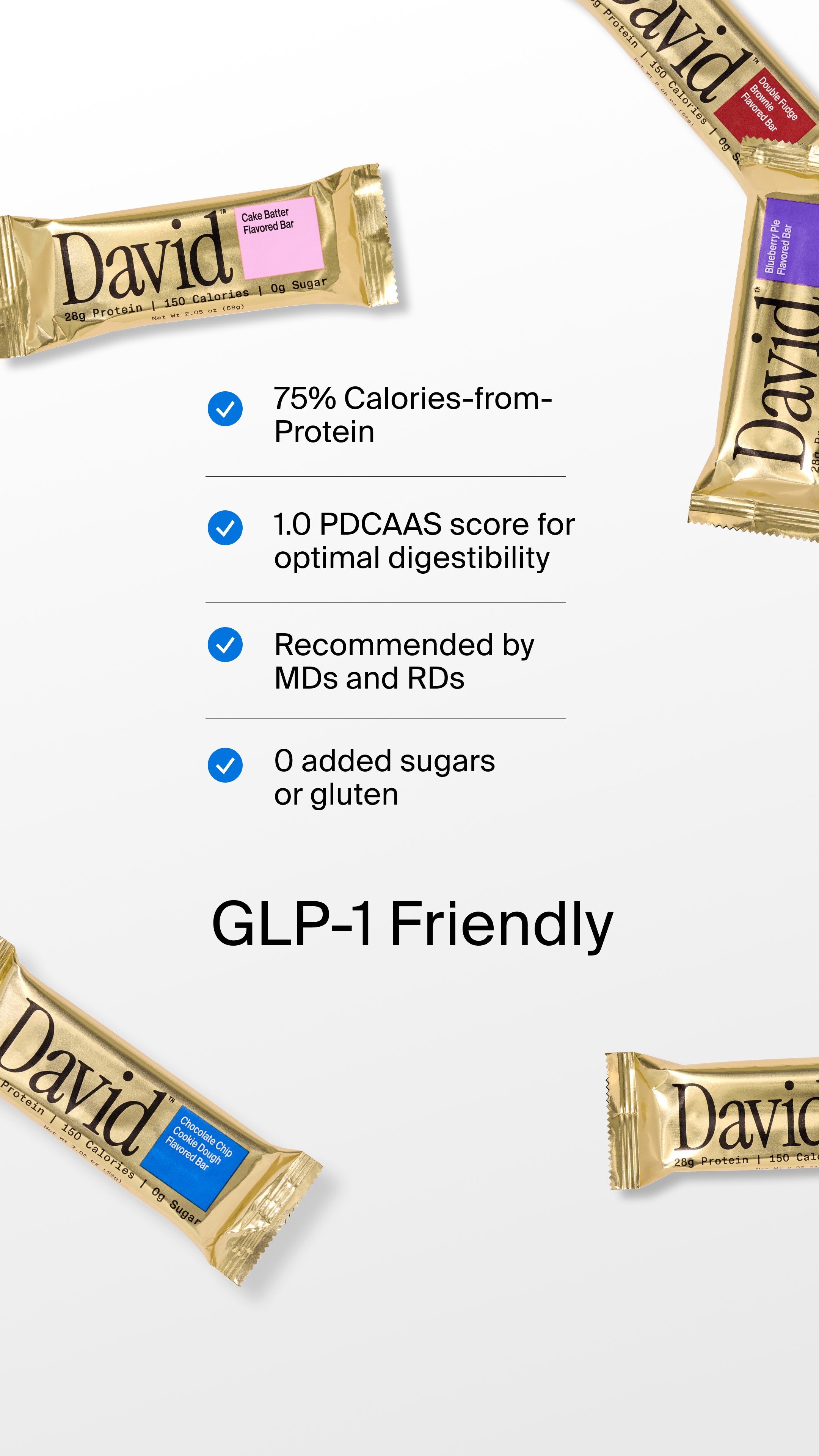 David Protein Facebook ad