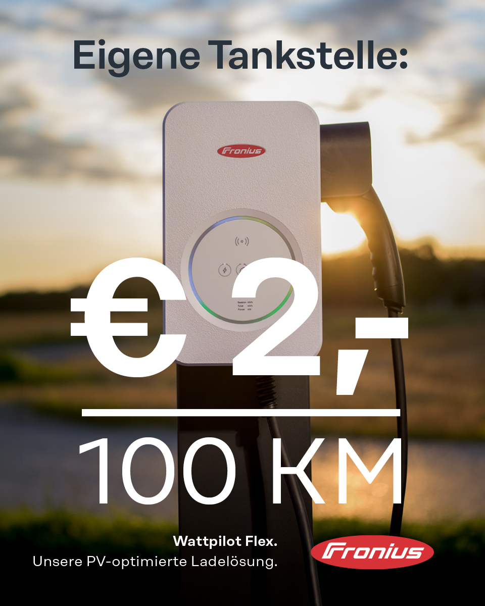 Fronius Solar & Energy Facebook ad: Fronius Wattpilot Flex - unsere PV-optimierte Ladelösung