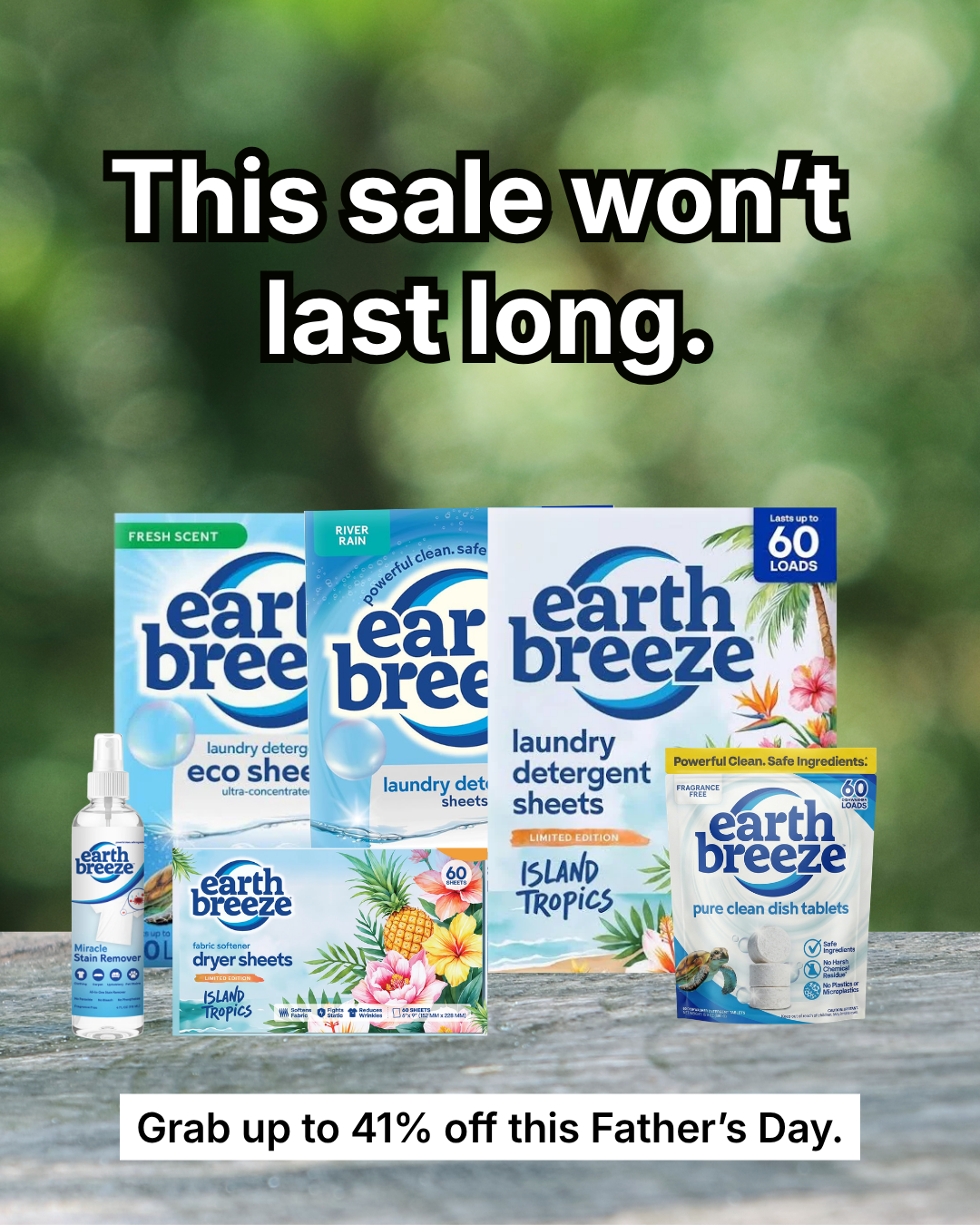Earth Breeze Facebook ad